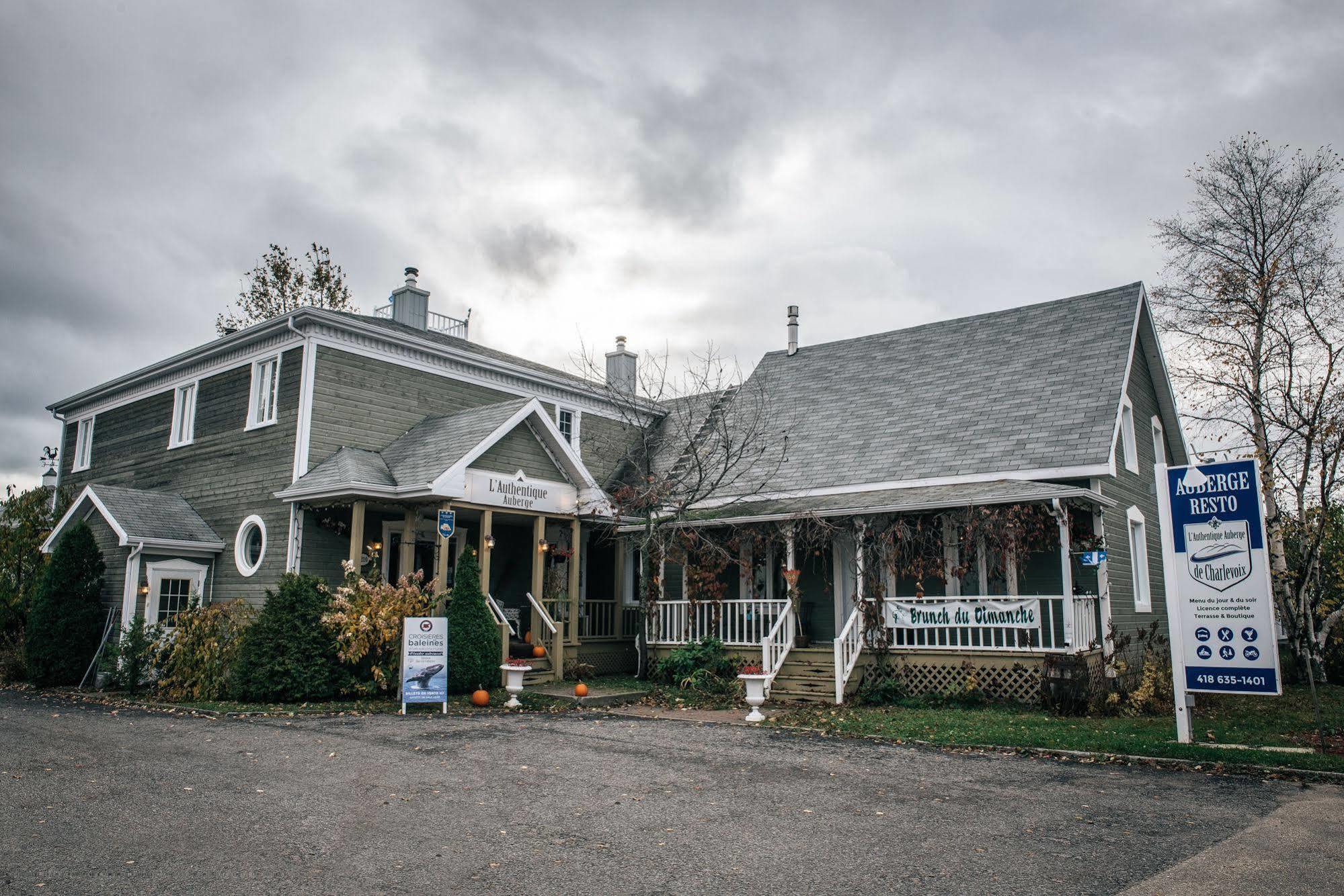 L'Authentique Auberge De Charlevoix Hotel Les Éboulements Exterior foto